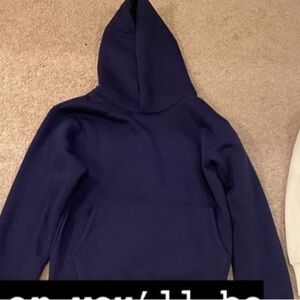 Navy Sherpa Sweatshirt